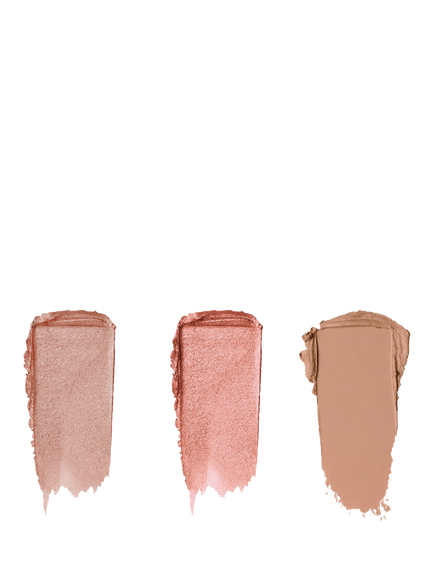 Laura Mercier A Taste of Caviar Mini Caviar Stick Eye Colour Trio Makeup Gift Set, 3 x 1g - view 2, Rosegold/Caramel/Golden Peach