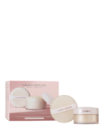 Laura Mercier The Finishing Touch Translucent Loose Setting Powder Ultra Blur & Puff, Translucent, Ultra Blur Translucent
