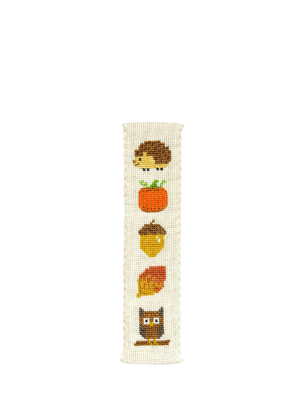 The Crafty Kit Company Autumn Lover Cross Stitch Bookmark Kit - view 2, Multi