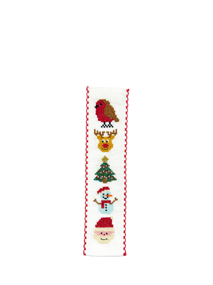 The Crafty Kit Company Festive Friends Cross Stitch Bookmark Kit - view 2, Multi