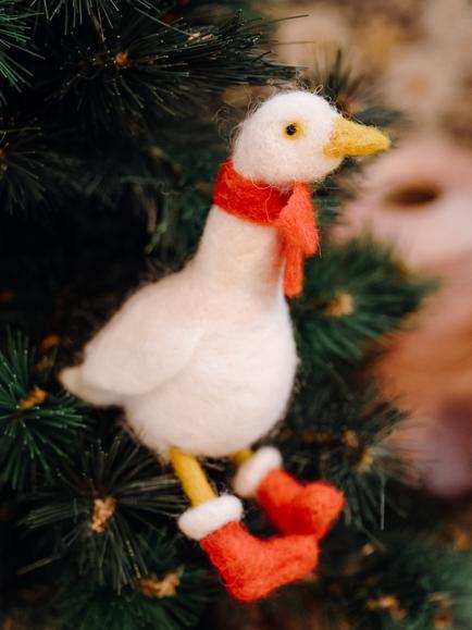 The Crafty Kit Company Winter Goose Needle Felting Kit - view 2, Multi