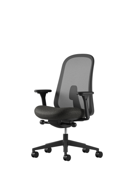 Herman Miller Lino Office Chair, Black, Black/Silcoates