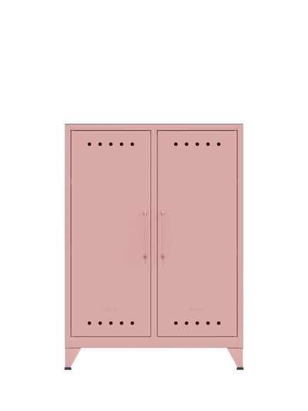 Bisley Fern Middle Sideboard, Palest Pink