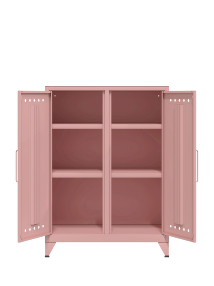 Bisley Fern Middle Sideboard - view 2, Palest Pink