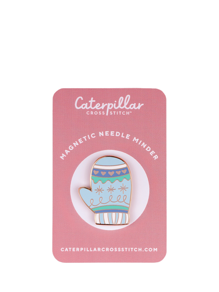 Caterpillar Cross Stitch Mitten Needle Minder, Multi