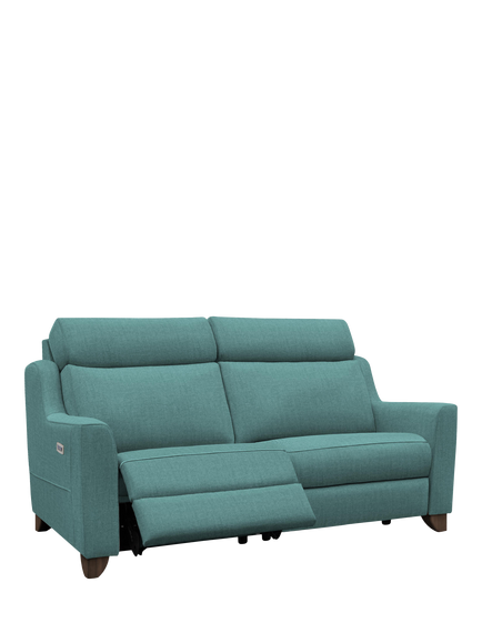 Parker Knoll Bodella Large 2 Seater Power Recliner Sofa, Cozy Denim