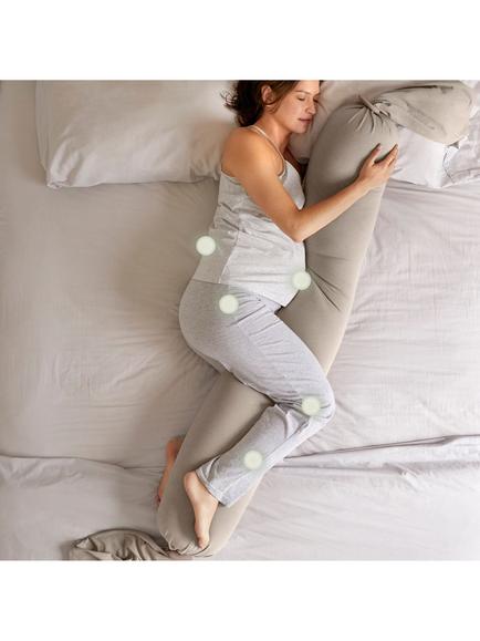 bbhugme Pregnancy Pillow, Seashell Beige - view 2, Seashell Beige
