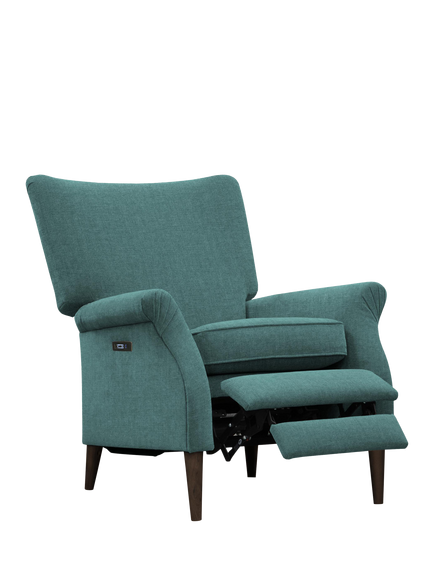 Parker Knoll Classic Motion High Back Recliner Armchair, Cozy Denim