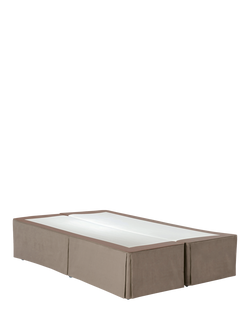Hypnos OUTLET HideAway™ Upholstered Divan Base, Super King Size, Like New, Imperio Grey, Imperio Grey