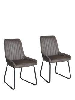 John Lewis OUTLET Brooks II Side Dining Chairs, Set of 2, Like New, Mocha, Kentucky Col 1