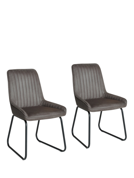 John Lewis OUTLET Brooks II Side Dining Chairs, Set of 2, Like New, Mocha, Kentucky Col 1
