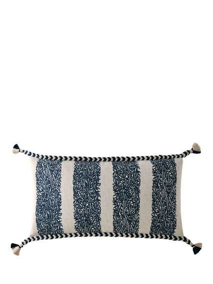 William Morris At Home Love is Enough Rectangular Cushion, Navy