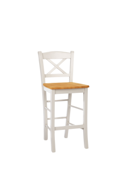 John Lewis OUTLET Clayton Bar Stool, Like New, Cream, Natural
