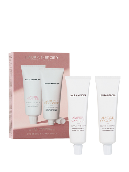 Laura Mercier Soft Touch Duo Soufflé Hand Cream Duo Gift Set, 2 x 50ml, 