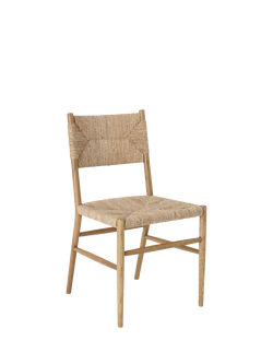 John Lewis OUTLET Willow Woven Dining Chair, Like New, Oak, Oak