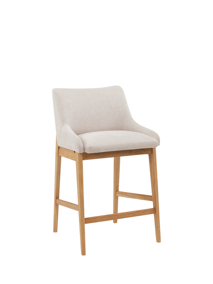 John Lewis OUTLET Cara Bar Stool, Like New, Natural/American White Oak, Oak