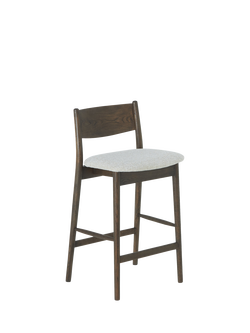 John Lewis OUTLET Parity Bar Stool, Like New, Dark Brown, Dark Brown