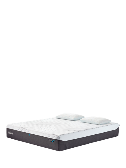 TEMPUR OUTLET Pro® Luxe CoolQuilt Memory Foam Mattress, Soft Tension, Double, Like New, White
