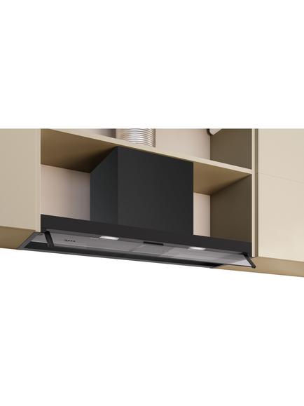 Neff N50 D95XCC2S0B 90cm Integrated Cooker Hood, Matt Black, Matt Black