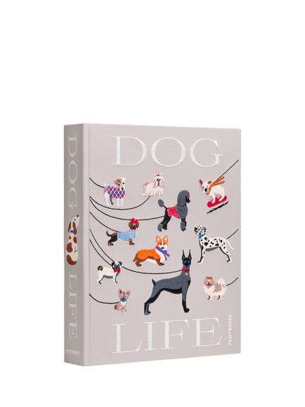 PRINTWORKS Dog Life Embroidered Photo Album, Multi Multi