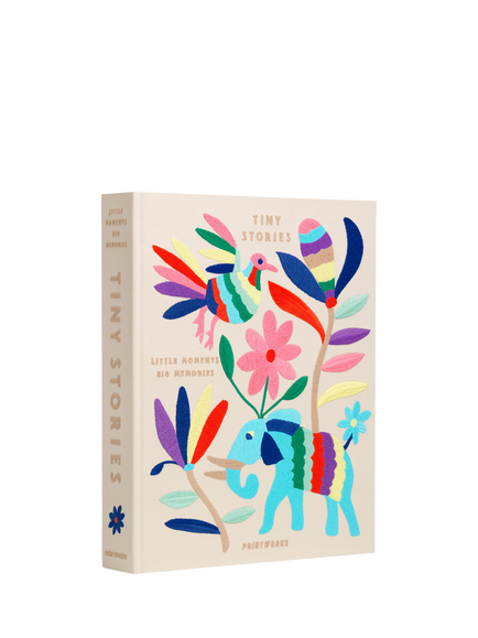 PRINTWORKS Tiny Stories Embroidered Photo Album, Multi Multi
