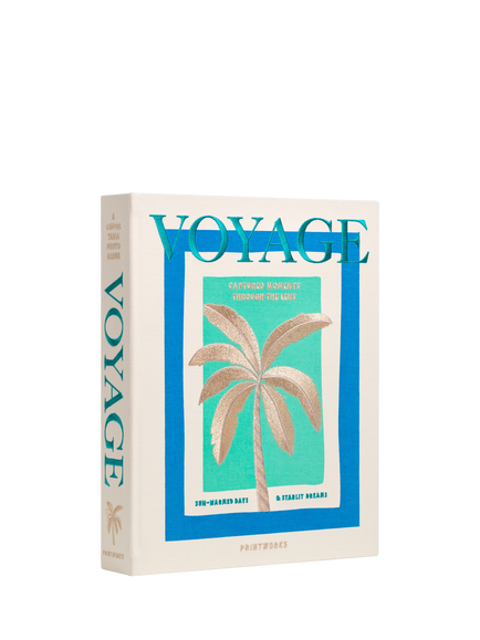 PRINTWORKS Voyage Embroidered Photo Album, Multi Multi