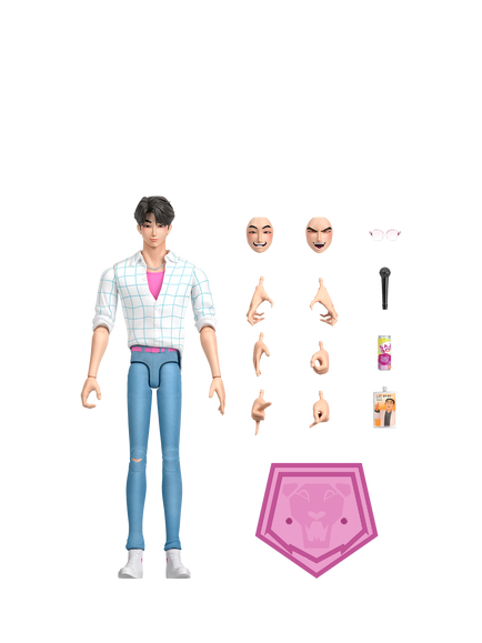 K-Pop Demon Hunters Jinu Soda Pop Action Figure, Multi