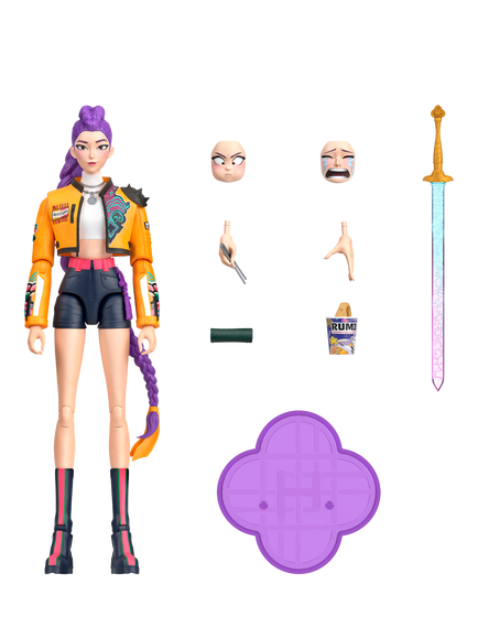 K-Pop Demon Hunters Rumi How It's Done Action Figure, Multi