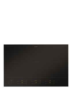 Miele KM8585-2 FL 80cm Induction Hob, Black, Black