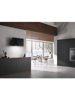 Miele DA 9092 W 88cm Wall Mounted Cooker Hood, Black - view 2, Black
