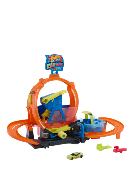 Hot Wheels City Mega Loop Car Wash, Multi