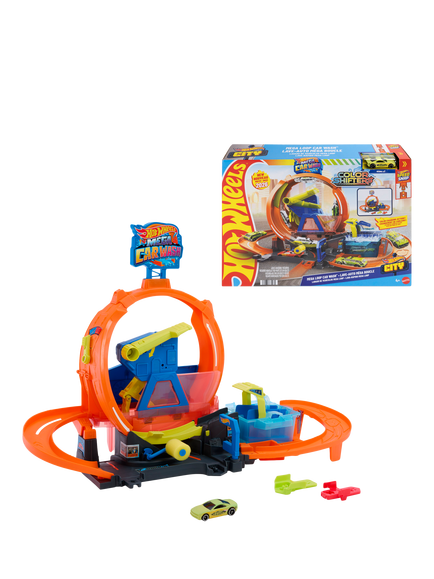 Hot Wheels City Mega Loop Car Wash - view 2, Multi