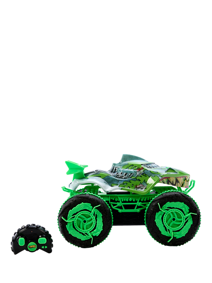 Hot Wheels Monster Trucks Mutant Chaos All-Terrain Great Bite Remote Control Vehicle, Multi