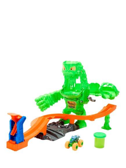 Hot Wheels Monster Truck Mutant Chaos Rhinomite Monster Takedown, Multi