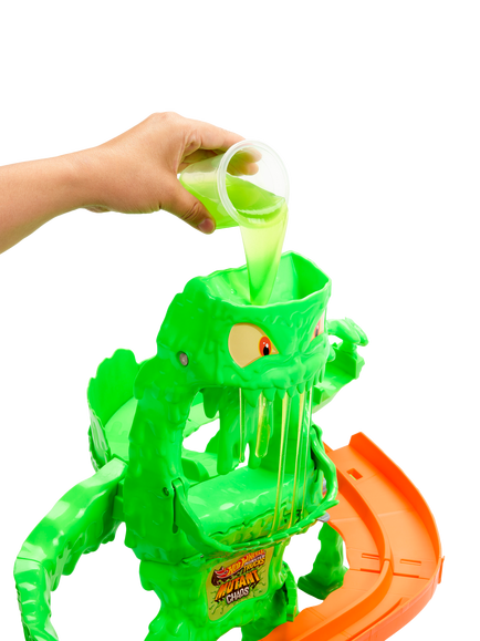 Hot Wheels Monster Truck Mutant Chaos Rhinomite Monster Takedown - view 2, Multi