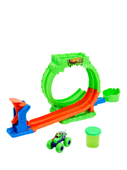 Hot Wheels Monster Trucks Chaos Loop Challenge Playset, Multi