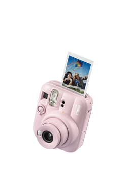 Fujifilm instax™ Mini 13 Instant Camera with Built-In Flash & Hand Strap, Candy Pink