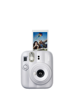 Fujifilm instax™ Mini 13 Instant Camera with Built-In Flash & Hand Strap - view 2, Clay White