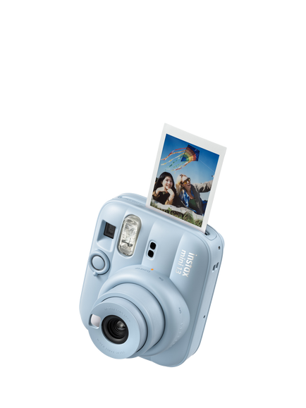Fujifilm instax™ Mini 13 Instant Camera with Built-In Flash & Hand Strap, Frost Blue