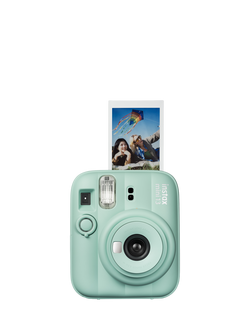 Fujifilm instax™ Mini 13 Instant Camera with Built-In Flash & Hand Strap - view 2, Lagoon Green