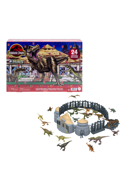 Jurassic Park Minis Island Visitor Centre Advent Calendar, Multi