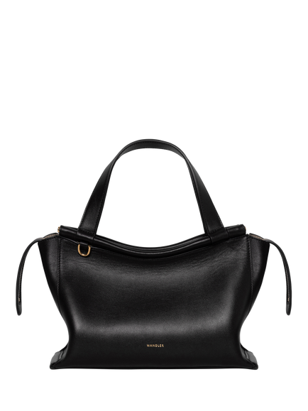 Wandler Ida Leather Tote Bag, Black, Black