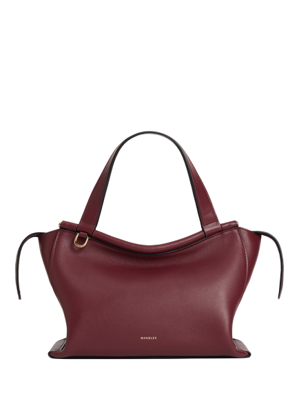 Wandler Ida Leather Tote Bag, Bordeaux, Bordeaux