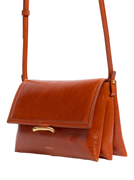 Wandler Ida Trio Leather Crossbody Bag, Carrot Glaze - view 2, Carrot Glaze