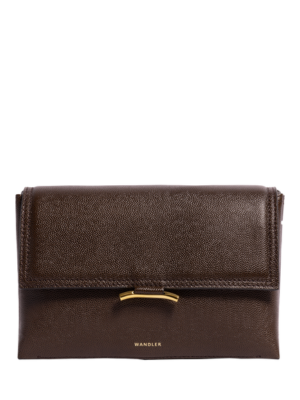Wandler Ida Trio Leather Crossbody Bag, Soil Caviar, Soil Caviar