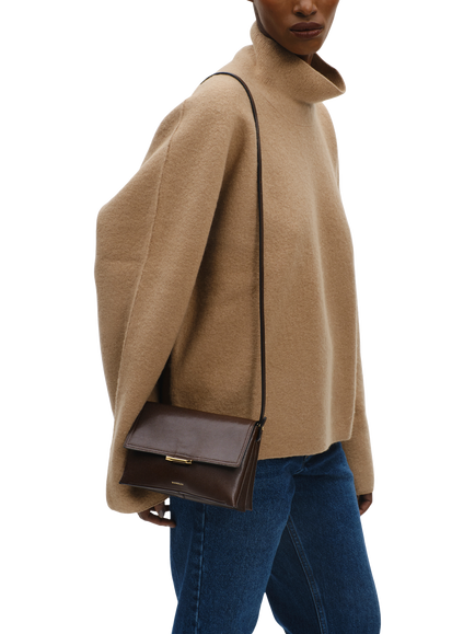 Wandler Ida Trio Leather Crossbody Bag, Soil Caviar - view 2, Soil Caviar