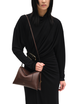 Wandler Penelope Slouchy Shoulder Bag, Coffee Crust - view 2, Coffee Crust