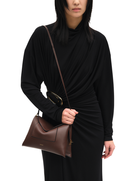 Wandler Penelope Slouchy Shoulder Bag, Coffee Crust - view 2, Coffee Crust