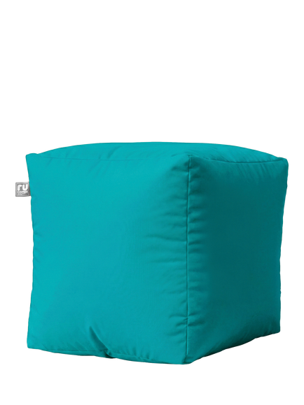 rucomfy Cube Beanbag, Turquoise