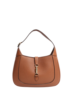 Pre-loved GUCCI Jackie 1961 Leather Shoulder Bag, Brown, Brown